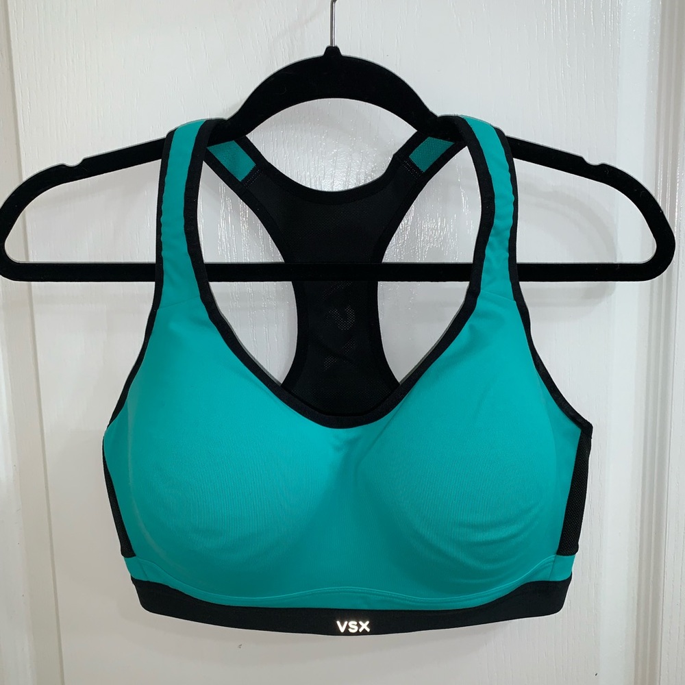 36DD Victoria’s Secret VSX teal sports bra